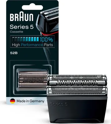 Produktbild von Braun Elektrorasierer Scherkopf Ersatzscherteil 52B kompatibel mit Series 5 Elektrorasierern