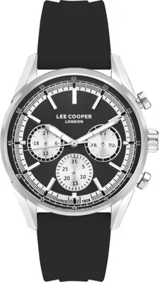 Produktbild von Herrenuhr LEE COOPER LC07987.351 in Schwarz, ein modisches Geschenk.