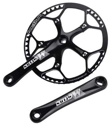 Productafbeelding van Crankstel voor mountainbike, 53T, aluminiumlegering, zwart