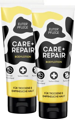 Produktbild von HAKA Euterpflege Bodylotion 2x200 ml leichte Creme für raue & strapazierte Haut