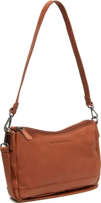 Produktbild von The Chesterfield Brand C48.1371 Irving Schultertasche Washed Waxed Leder 31 cognac