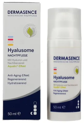 Image de DERMASENCE Hyalusome Soin de nuit Effet anti-âge, régénérant et hydratant, 50 ml de crème