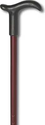 Produktbild von Gehstock Simplex mit Fritzgriff verstellbar>>>>Farbe: weinrot