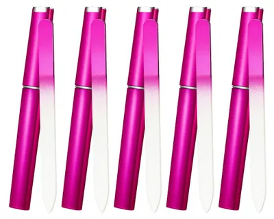 Produktbild von Glasnagelfeile, doppelseitige Nagelfeile, Nagelfeilen-Set