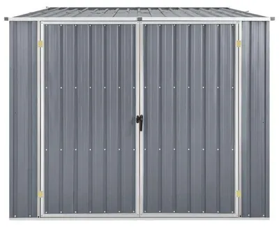 Zdjęcie produktu dla Domek ogrodowy – Szopka ogrodowa – Garaż ogrodowy – Szopka narzędziowa – Budynek gospodarczy – Konstrukcja metalowa – 195x198x159 cm