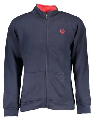 Produktbild von GIAN MARCO VENTURI Herren Langarm-Sweatshirt Blau AU00595-FOSSILE_BLU_NIGHT-BLUE : Größe - XL Größe: XL