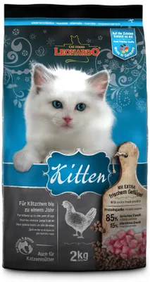 Obrázok produktu pre Leonardo Cat Food Kitten, Mačiatko, Hydina, 2 kg