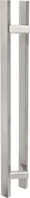 Immagine prodotto di KOTARBAU® Ferramenta per porte esterne Maniglia bifacciale per porte d'ingresso in acciaio inox INOX 45 gradi 1200x1400 mm