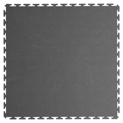 Obrázok produktu pre PVC podlaha do garáže, skladu,tělocvičny  ECO - T LOCK - TEXTURED 498x498x6,5 mm Šedá