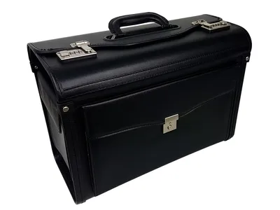 Produktbild von Pilotenkoffer Leder Businesskoffer Gepäck Aktenkoffer Handgepäck Koffer