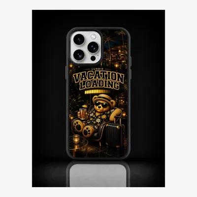 Productafbeelding van iPhone 15 Pro Max hoesje, telefoonhoesje, beschermhoesje, case met vakantiemotief – LUNØIR ©