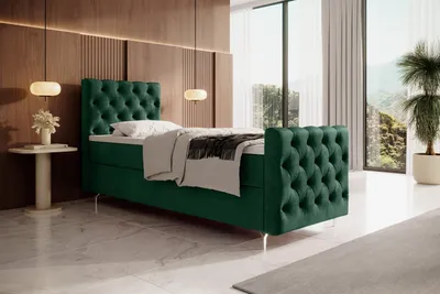 Obrázek produktu pro Čalouněná postel 90x200 ADRIA PLUS - zelená
