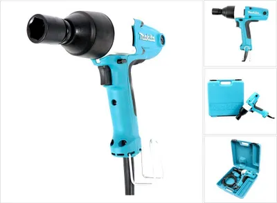 Obrázok produktu pre Makita TW0200, Rázový uťahovák, Modrá, Šedá, 1/2", 2200 ot/min, 200 Nm, Batérie