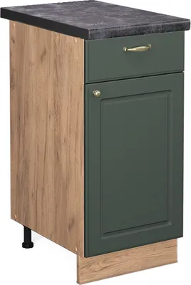 Image de Meuble cuisine Vicco Fame-Line Vert Or Campagne 40cm , PT Anthracite, Model 46507