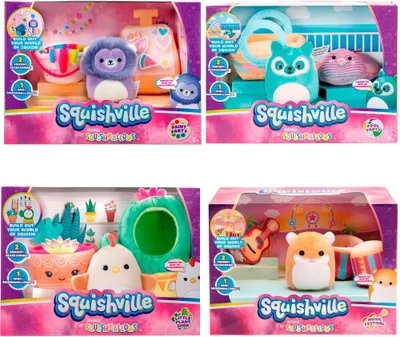 Produktbild von Jazwares Squishmallows + Zubehör Sortiment Teddybär 5 Cm Mehrfarbig  Mehrfarbig One Size