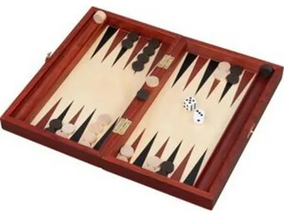 Image de Jeu de Backgammon en bois Goki
