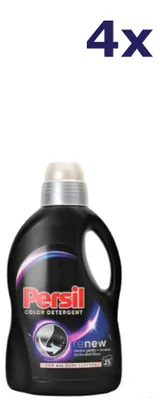 Produktbild von 4x Persil Gel – 25 Stück à 1,25 l – Renew – Schwarz Waschmittel