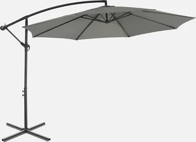 Produktbild von sweeek - Runder Ampelschirm Ø350cm - Khaki