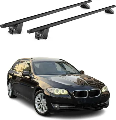 Produktbild von Dachträger Grundtäger für BMW 5er Touring F11 G31 2010-25 100kg Alu ABE Schwarz