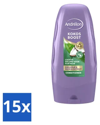 Imagen del producto de Acondicionador para cabello fino con aceite de coco y extracto de bambú, 250 ml