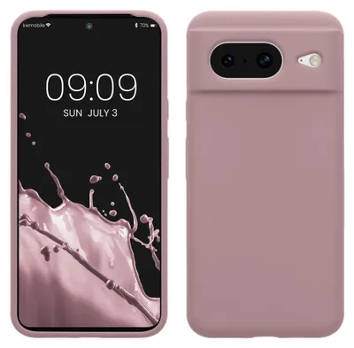 Produktbild von kwmobile Handyhülle für Google Pixel 8 Hülle, für Pixel 8 Case - Hülle Silikon - kabelloses Laden - Nude Lilac