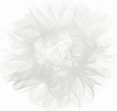 Produktbild von INNA-Glas Tropfenfänger Claudina aus Feintüll, weiß, 10cm, Ø5cm - Kerzentropfschutz