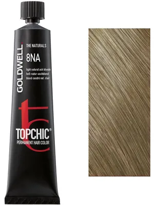 Produktbild von Goldwell Topchic The Naturals, Blond, 8NA, Light Natural Ash Blonde, Unisex, 60 ml, Alle Haare