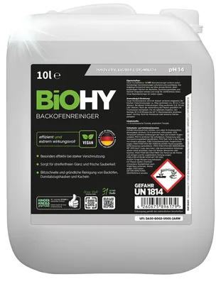 Produktbild von BiOHY Backofenreiniger 10L Grillreiniger Ofen Fettlöser Grillrost Konzentrat