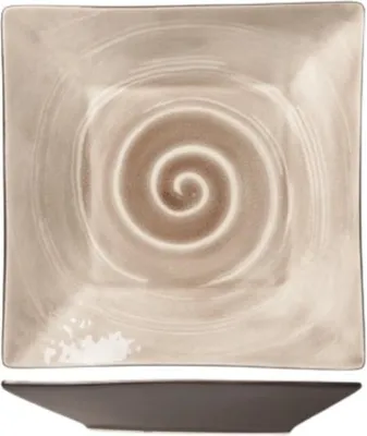 Image de Assiette plate carrée Volcano - D 26*26cm