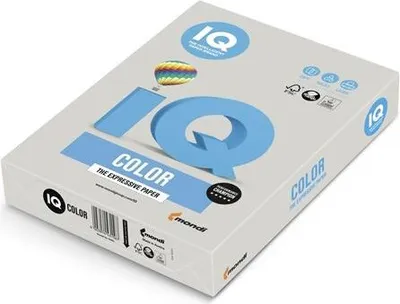 Obrázok produktu pre Farebný papier IQ A4-GR21, sivý, 80g/m2, 500 listov