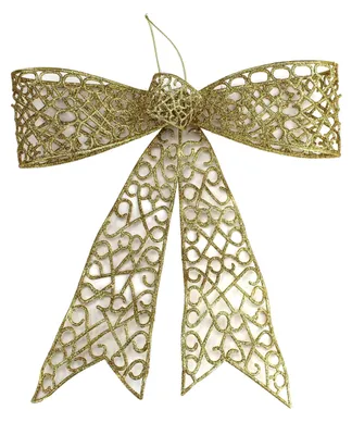 Produktbild von Glitzerschleife in Gold - 4 Stück