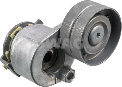 Produktbild von SWAG 60 92 7445 Riemenspanner Keilrippenriemen für RENAULT Clio III Schrägheck (BR0/1, CR0/1) Ø65mm Rolle