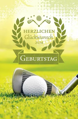 Produktbild von Geburtstag - Glückwunschkarte im Format 11,5 x 17 cm mit Umschlag