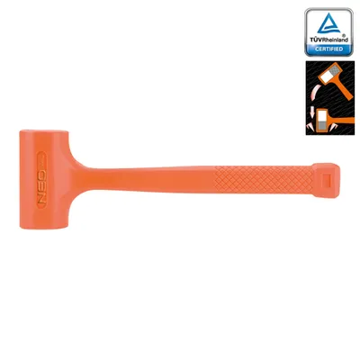 Obrázok produktu pre Neo Tools 1360 g bezodrazové kladivo, tlmiace nárazy, pevná, monolitická konštrukcia, pogumovanie