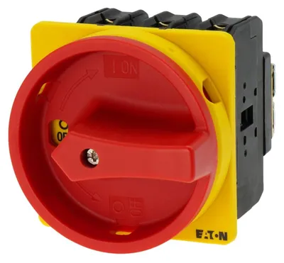 Zdjęcie produktu dla Eaton P3-100/EA/SVB, Przełącznik obrotowy, 3P, Czerwony, Żółty