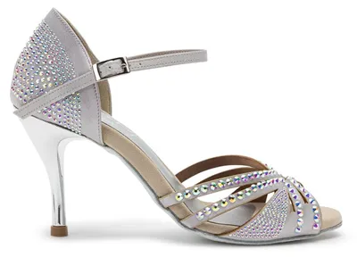 Produktbild von Dancing Queens Sparkle Shine Tanzschuhe Satin - Absatz 8.0 cm thin