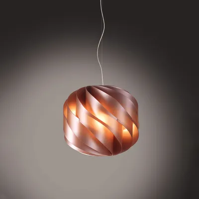 Produktbild von Moderne Hängeleuchte Globe 2 Lichter in Polilux Kupfer Italy
