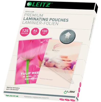 Image de Esselte Leitz 74810000 - Transparent - Brillant - A4 - 0,125 mm - 222 mm - 29 mm