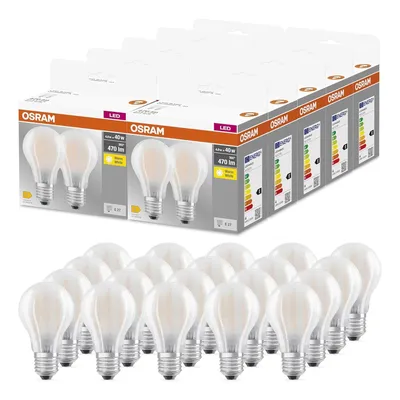 Produktbild von Osram LED BASECLA40 E27 – 4,2W (40W) Warmweiß, 20er-Pack