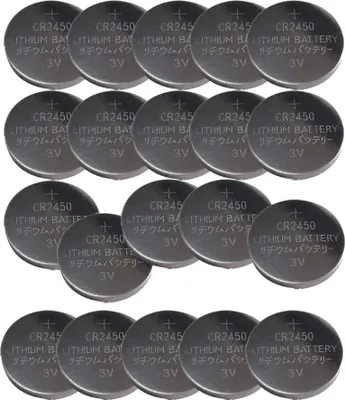 Produktbild von 20x Batterie CR2450 Lithium 3V CR 2450