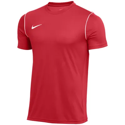 Image de T-shirt d'entraînement pour homme Nike Dri-Fit Park 20 Top, rouge université/blanc/blanc, taille S