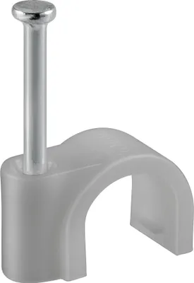 Produktbild von Goobay 17125 Kabelschelle, Grau, 13.4 mm - max. Kabeldurchmesser: 12,0 mm