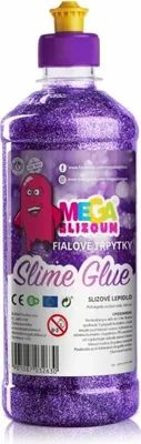 Produktbild von Megaslizoun PVA-Schleimkleber - Lila Glitzer