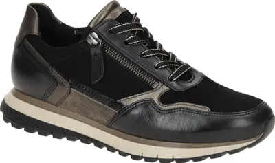 Produktbild von Gabor TURIN Damenschuhe - Halbschuhe - Sneaker schwarz Freizeit NEU