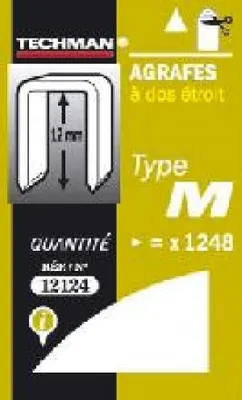 Produktbild von 23 mm Heftklammern – Typ M