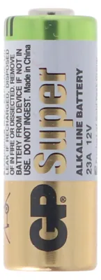 Produktbild von GP23A 12 Volt Super High Voltage Alkaline Batterie 23Ae, A23, VA23GA, MS21, MN21, 8LR932