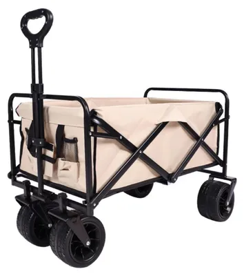 Image de Chariot de camping portable avec roues tout-terrain