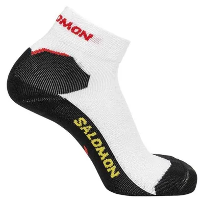 Produktbild von Salomon - "Speedcross" Knöchelsocken für Herren/Damen Uni PP10264 (35,5 EU - 38 EU) (Weiß/Schwarz)