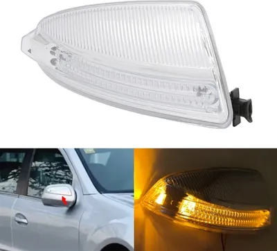Image de Pour Mercedes-Benz Classe C W204 2008-2011 Rétroviseur du côté droit du véhicule Clignotant A2048200721