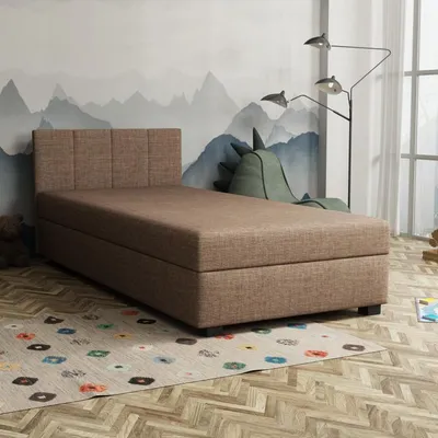 Obrázek produktu pro Jednolůžková postel 90x195 NAYLA 1 - béžová